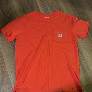 Carhartt Vibrant Orange Tee with Pocket